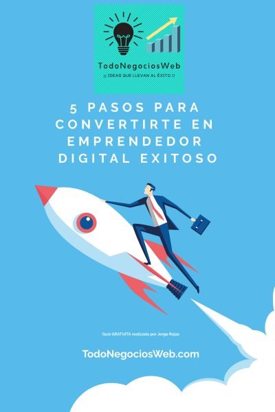 Cover EBook - 5 pasos para ser Emprendedor Digital Exitoso